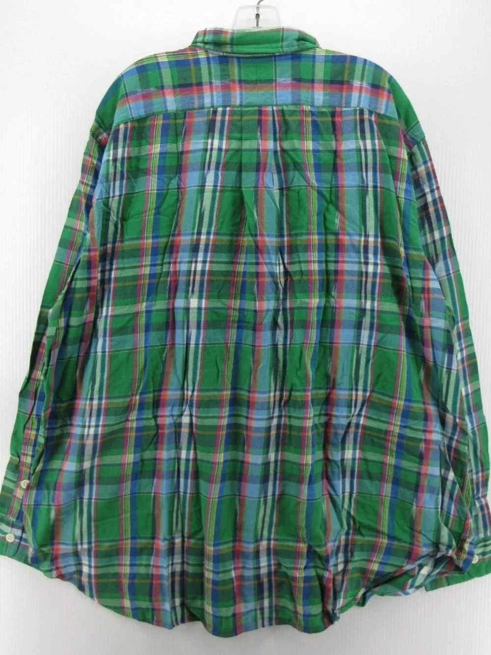 Polo Ralph Lauren Shirt 2XB Big Flannel Plaid Button Up Flap Pockets